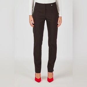 NWT Robell Modell Marie Stretch Brown Trouser Pant